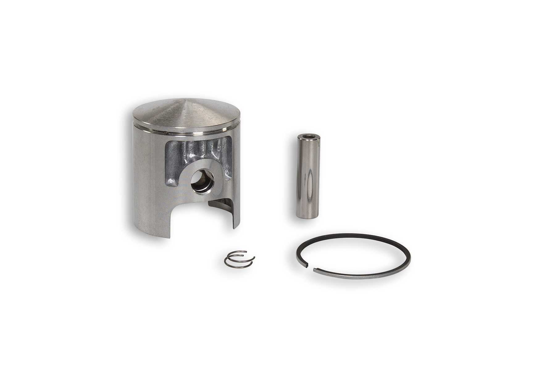 Malossi Piston 2T D.45.5 with pin D.10 and 1 rectangular ring size B